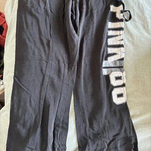 Loose black sweatpants victoria's secret